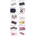 Caja de pestañas de lujo personalizado negro pestaña de lujo pestañas cajas de regalo de papel caja de pestañas magnética
